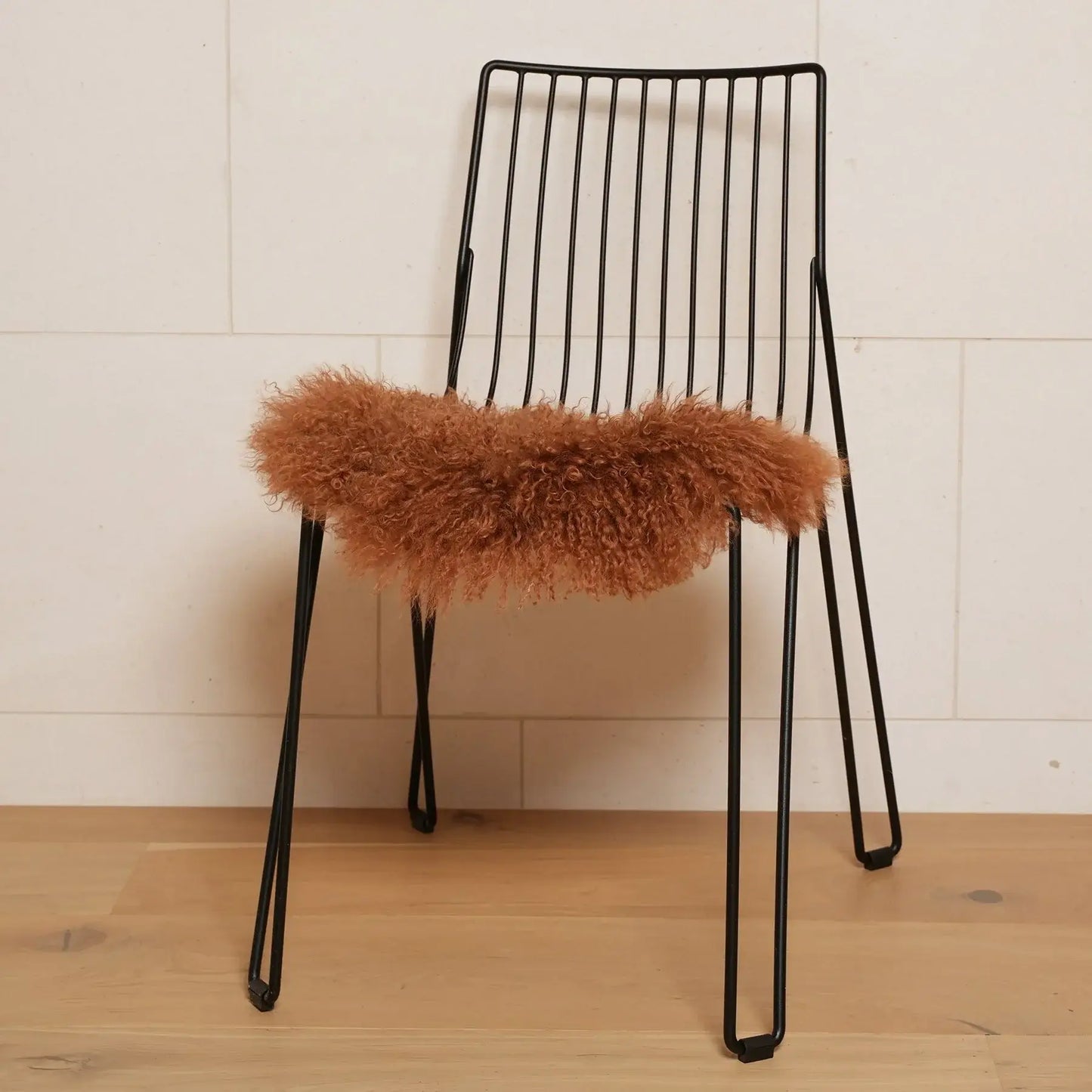 Tibetan Lambskin Seat Warmer - Caramel-FurniturebyDesign.