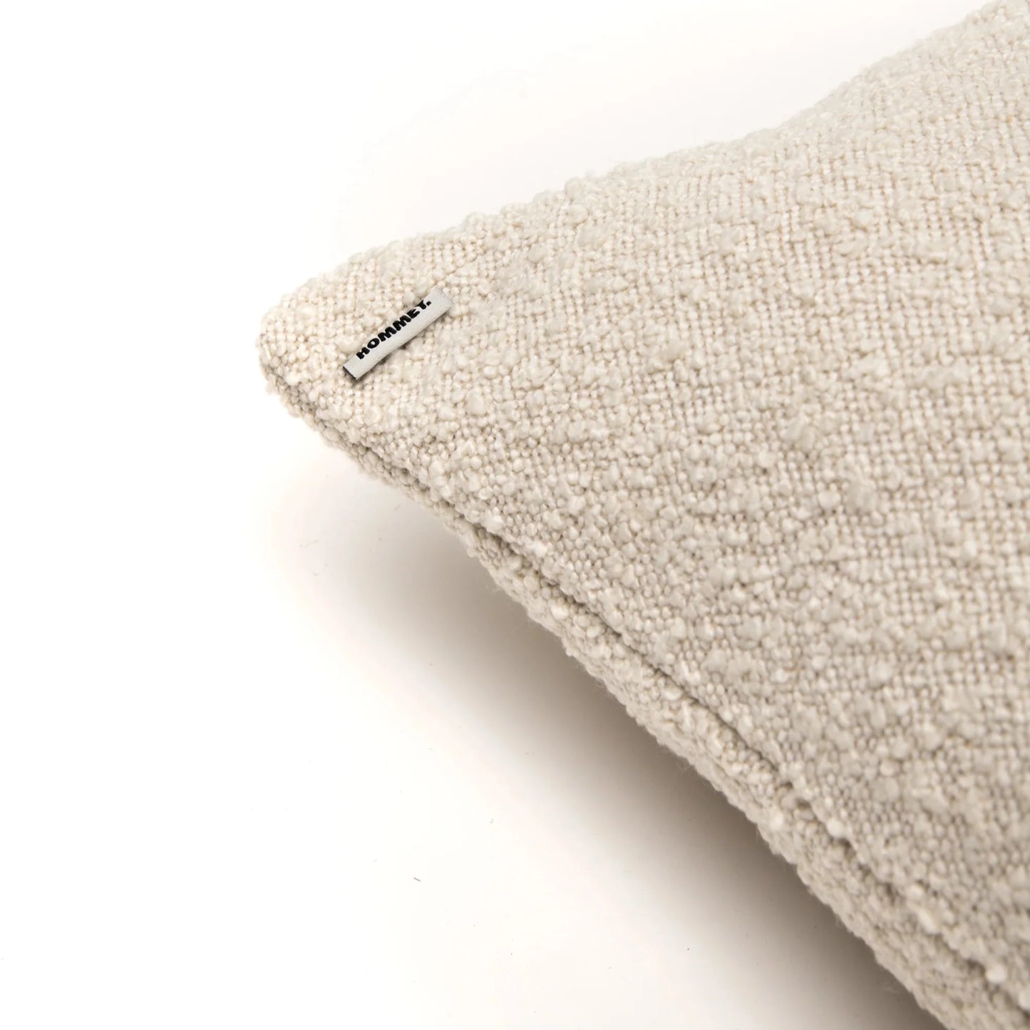 Lumbar Boucle - Natural Cushion-FurniturebyDesign.