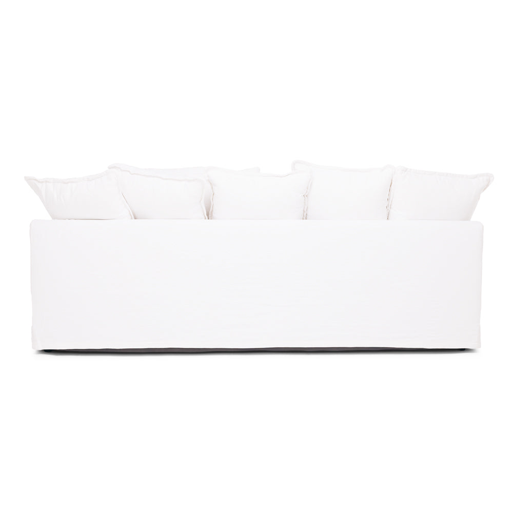 White Slipcover 3 Seater Sofa - Furniture by Design