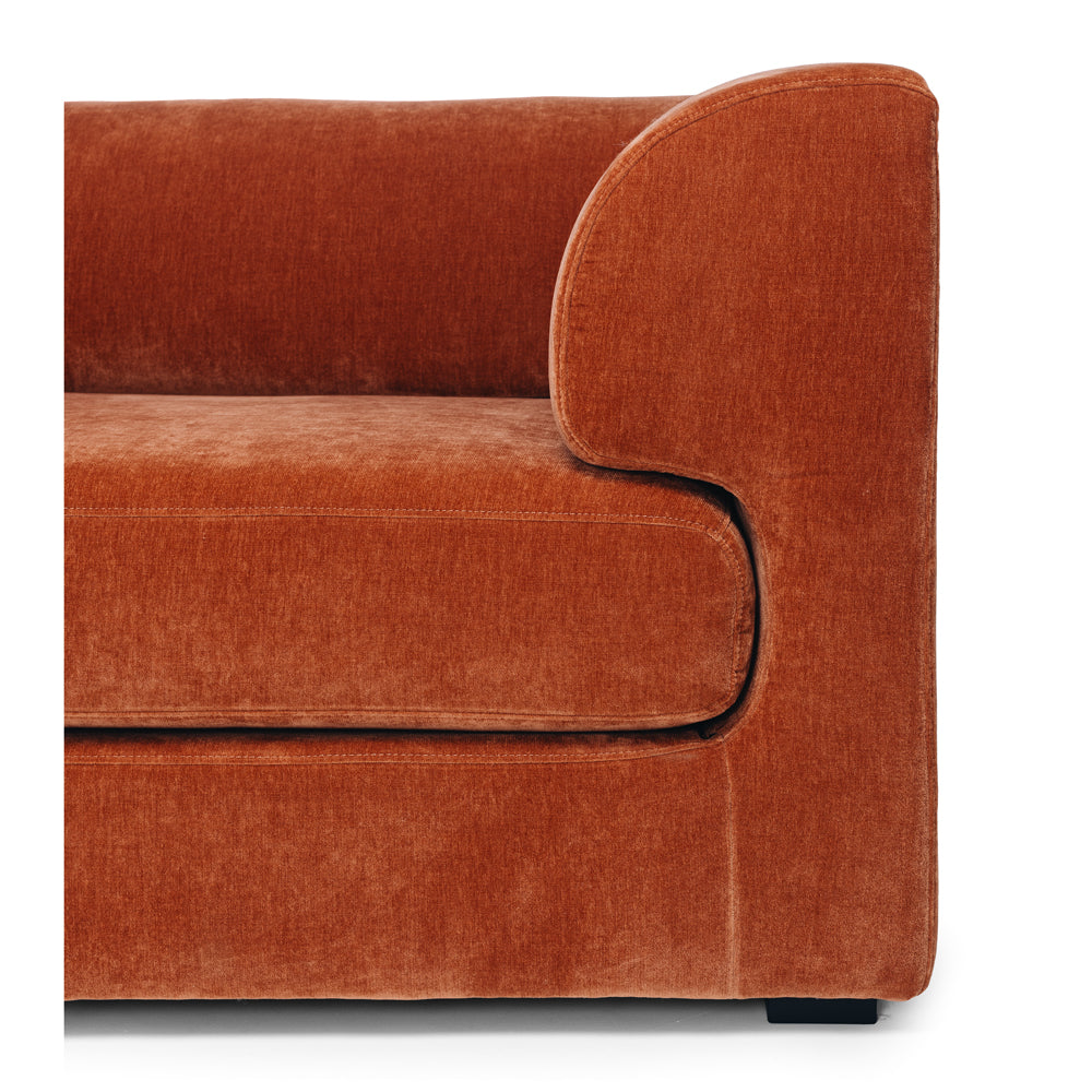 Harmony 4 Seater Corner Sofa Rust-FurniturebyDesign.