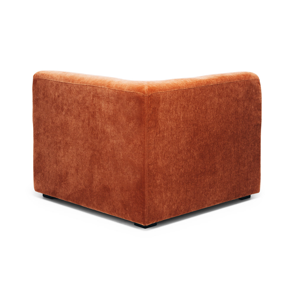 Harmony 4 Seater Corner Sofa Rust-FurniturebyDesign.