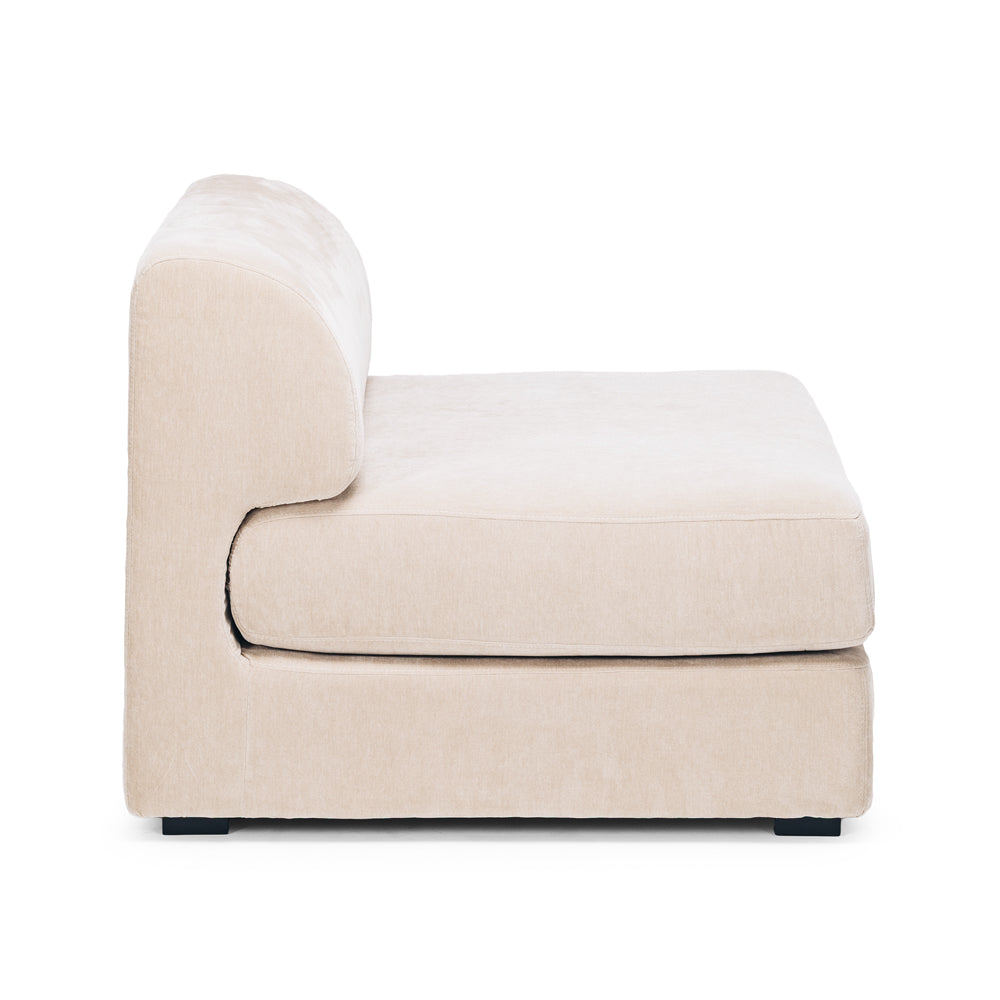 Harmony 4 Seater Corner Sofa Cream - Furniture by Design