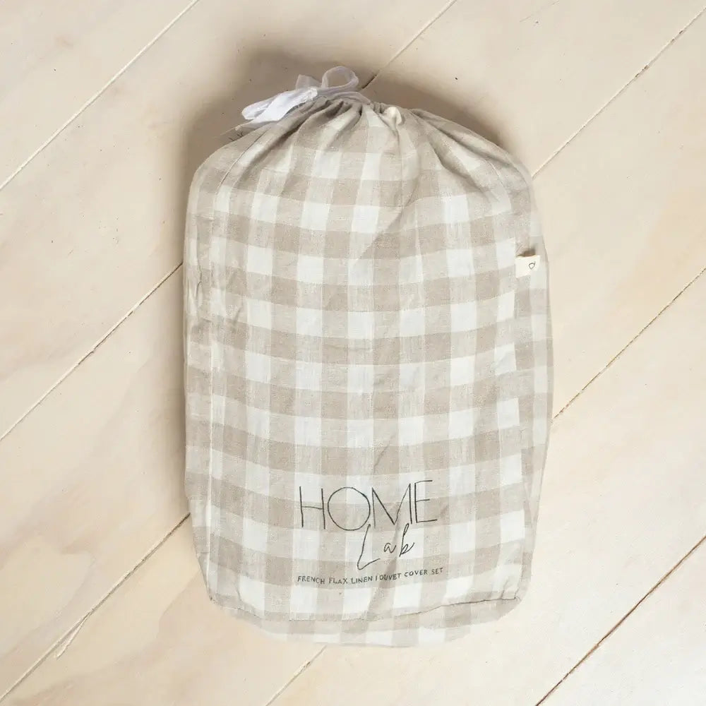 French Flax Linen Reversible Duvet-FurniturebyDesign.