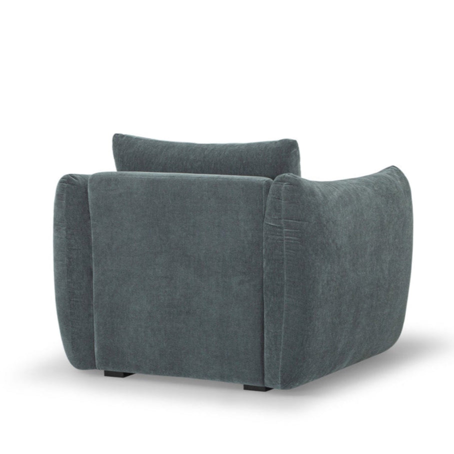 Grace Armchair - Dust Blue-FurniturebyDesign.