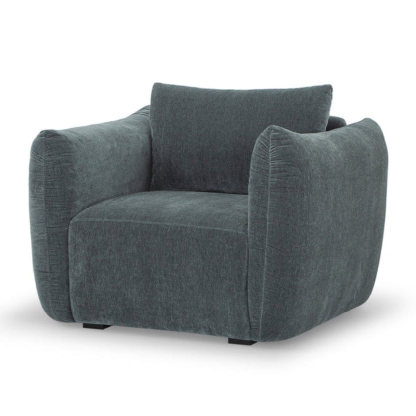 Grace Armchair - Dust Blue-FurniturebyDesign.