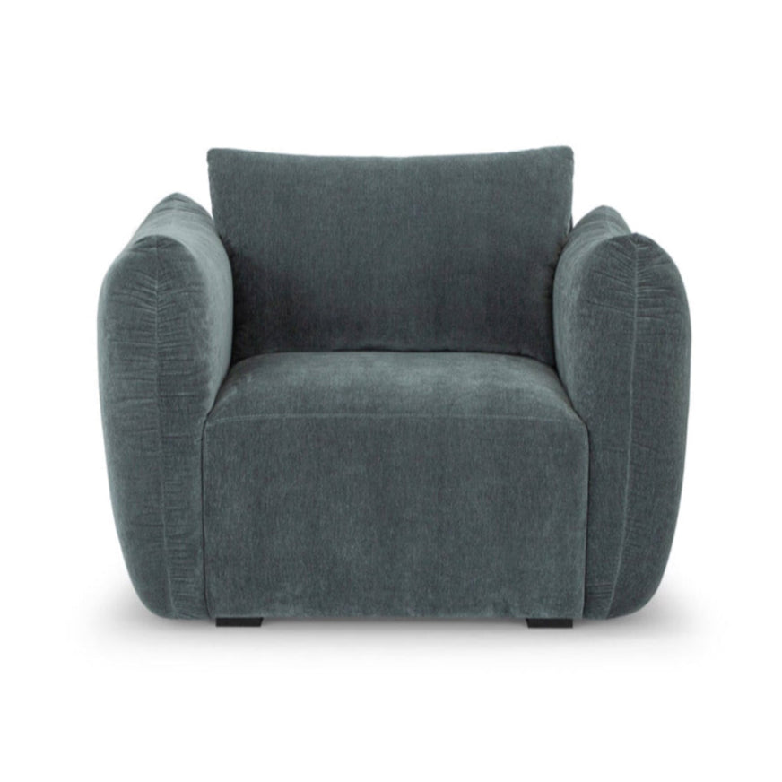 Grace Armchair - Dust Blue-FurniturebyDesign.