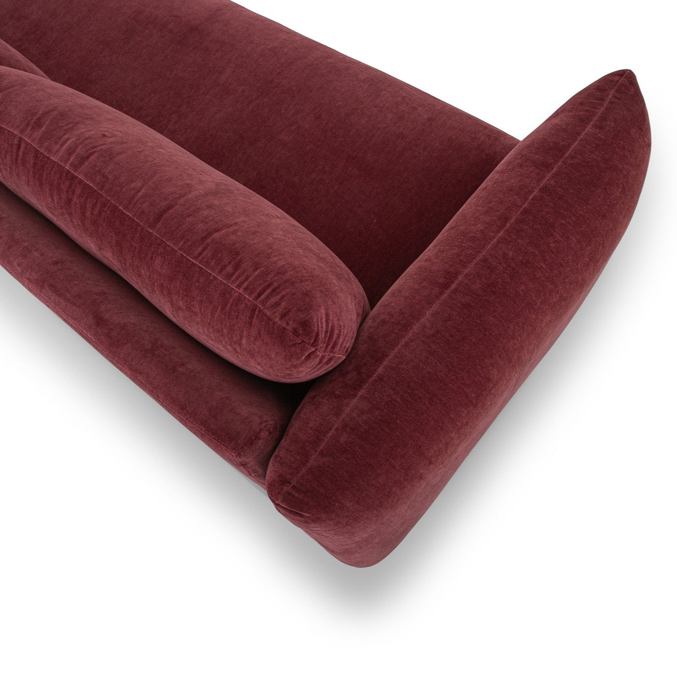 Grace 3 Seater Sofa - Claret-FurniturebyDesign.