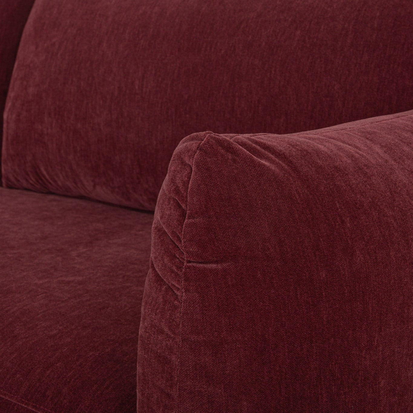 Grace 3 Seater Sofa - Claret-FurniturebyDesign.