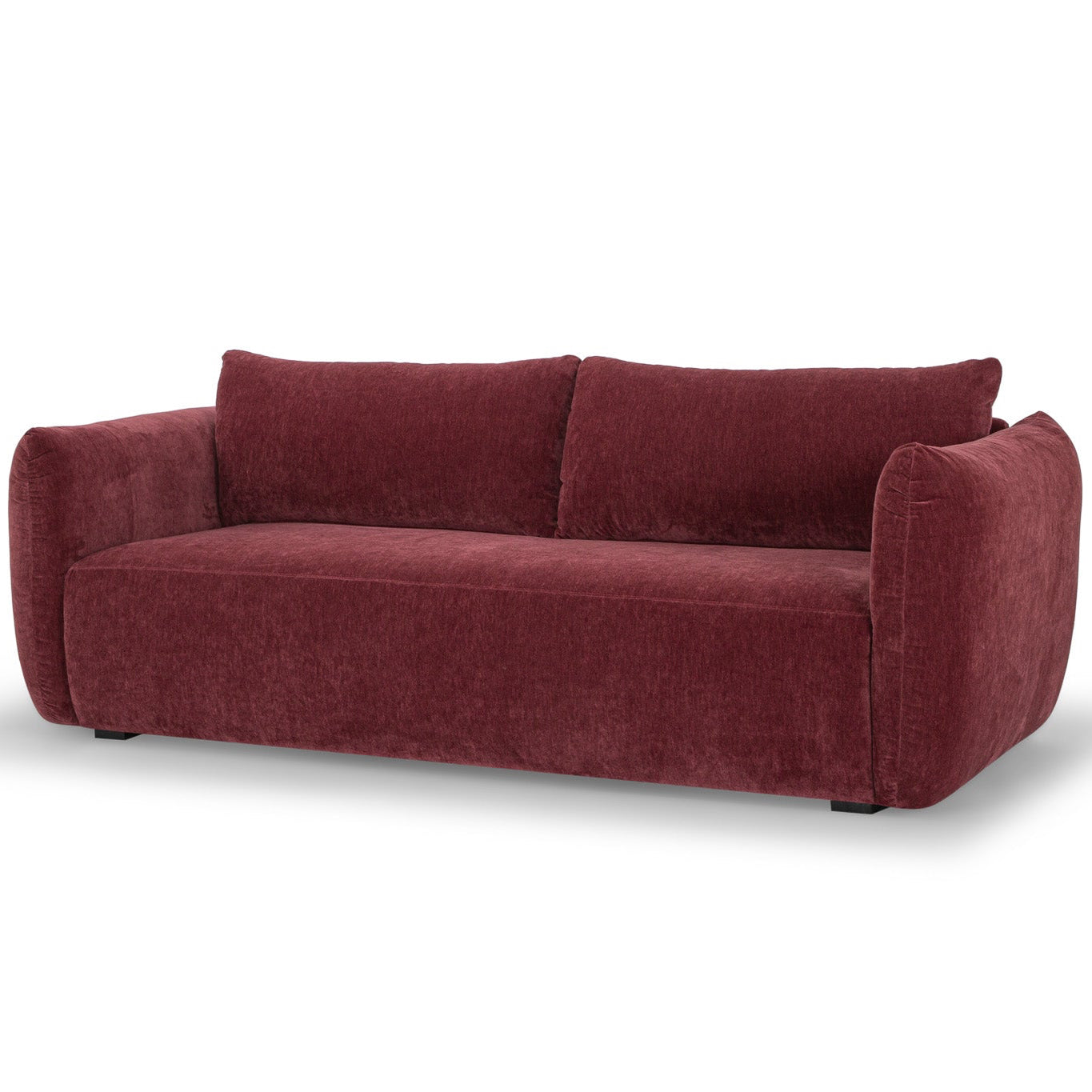 Grace 3 Seater Sofa - Claret-FurniturebyDesign.