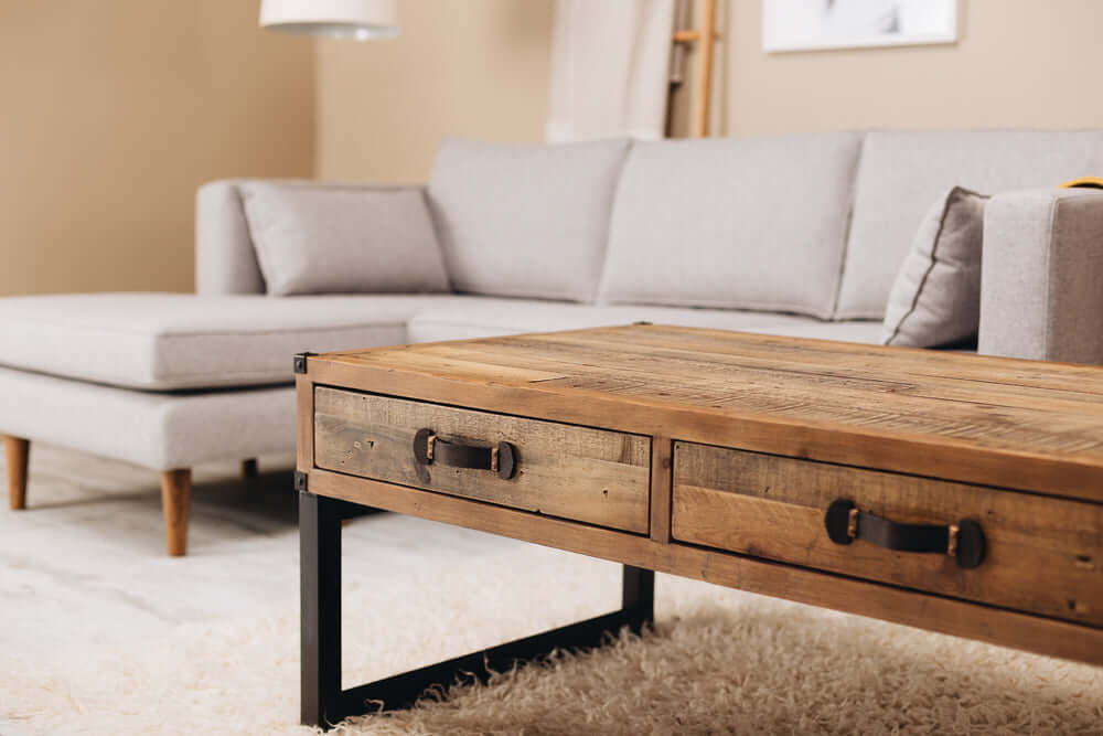 Woodenforge Coffee Table-FurniturebyDesign.
