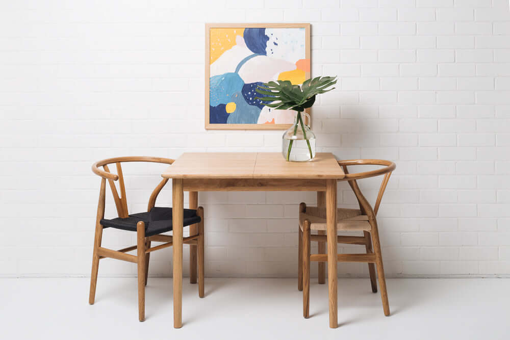 Nordik Square Drop-leaf Dining Table-FurniturebyDesign.