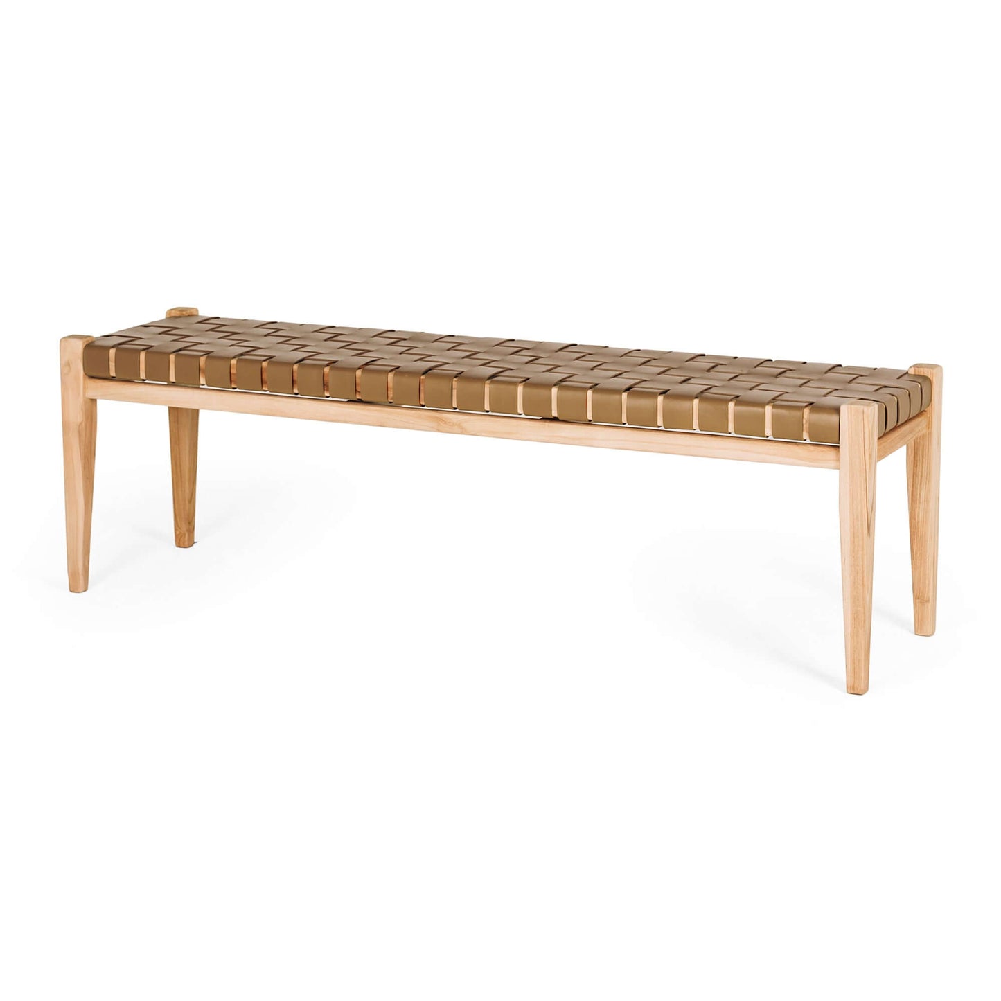 Indo Bench - Saddle Brown-FurniturebyDesign.
