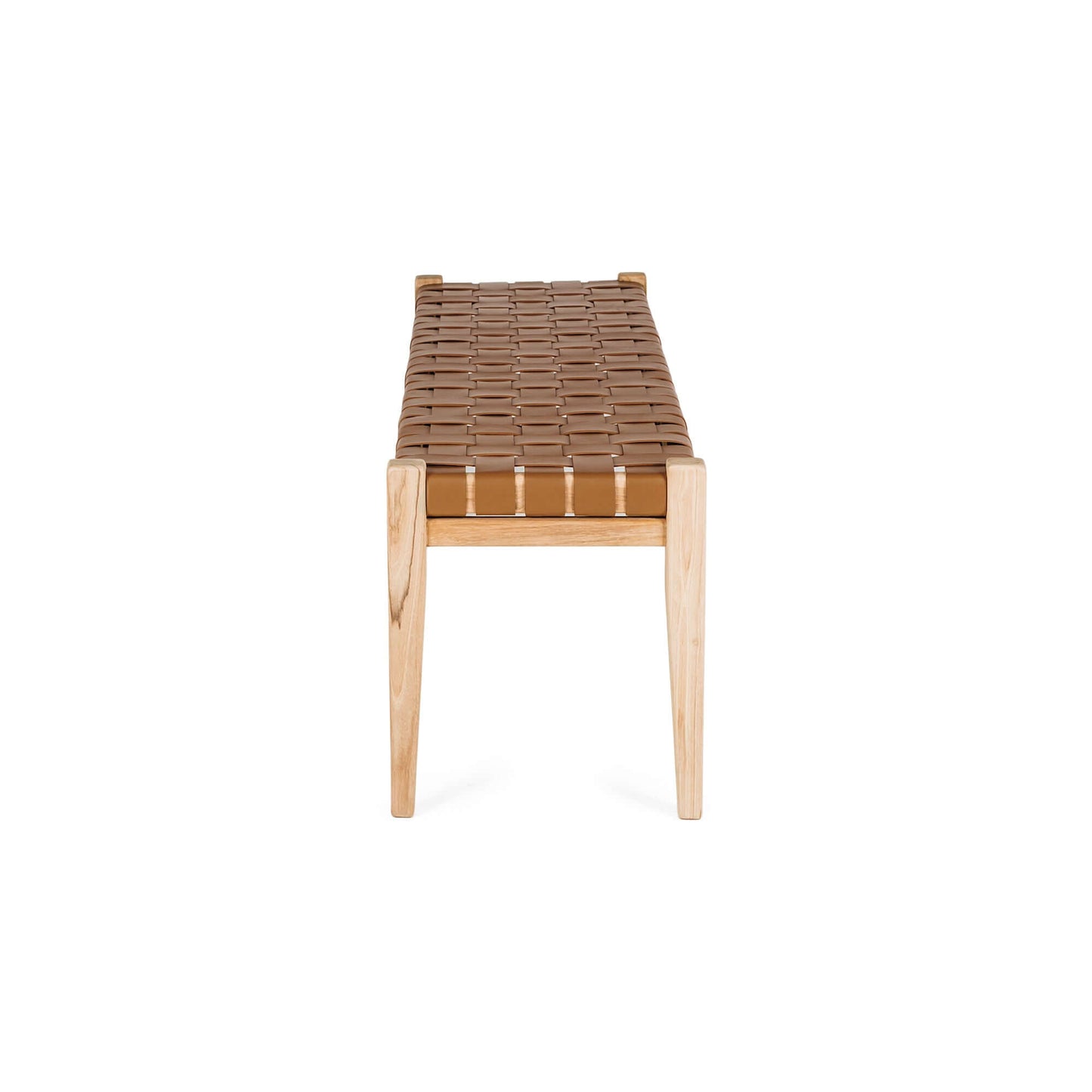 Indo Bench - Saddle Brown-FurniturebyDesign.