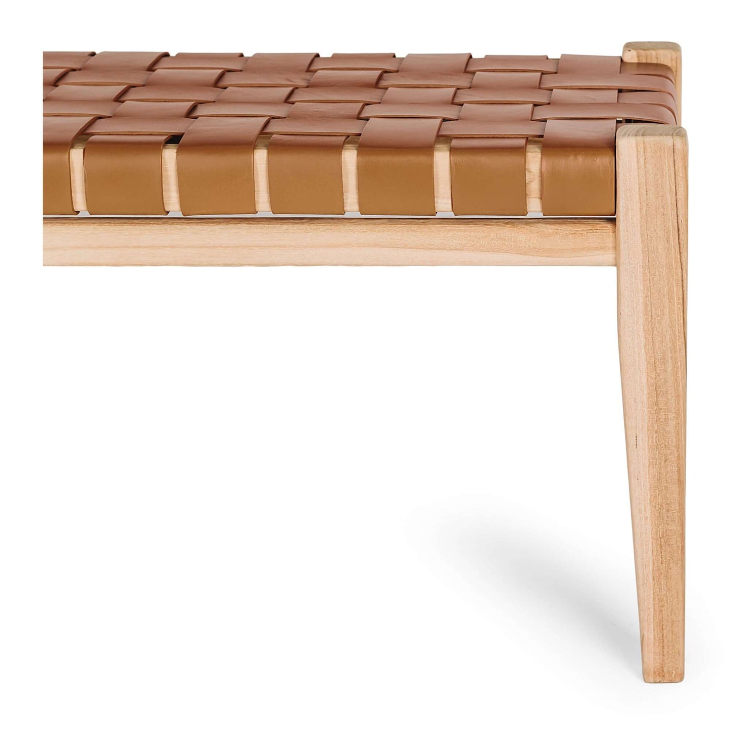 Indo Bench - Saddle Brown-FurniturebyDesign.
