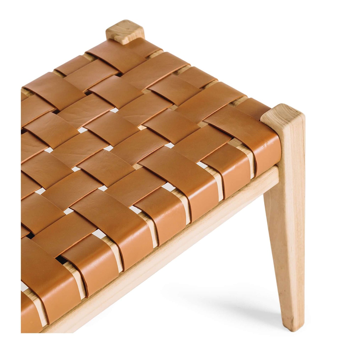 Indo Bench - Saddle Brown-FurniturebyDesign.