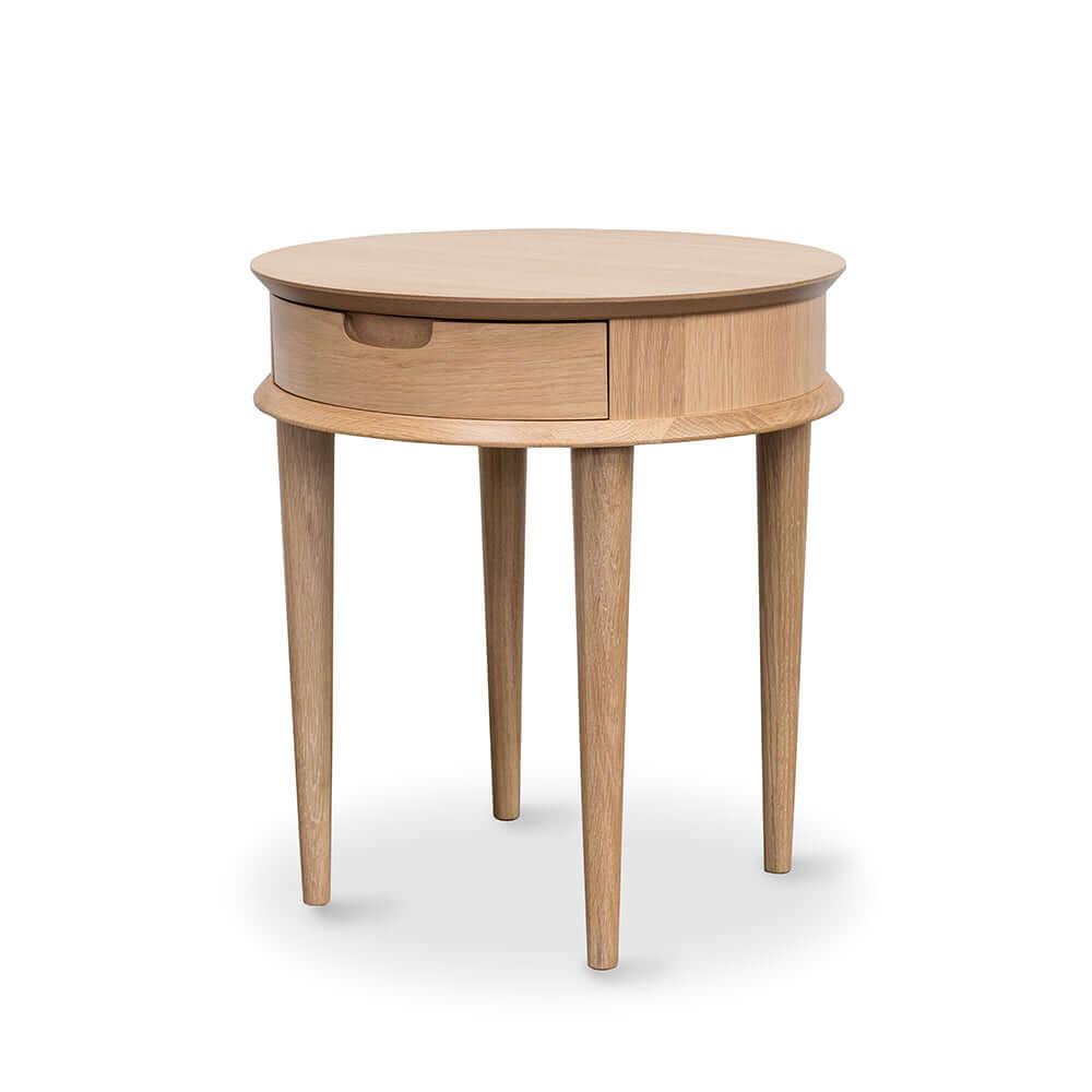 Oslo Lamp Table with Drawer-FurniturebyDesign.
