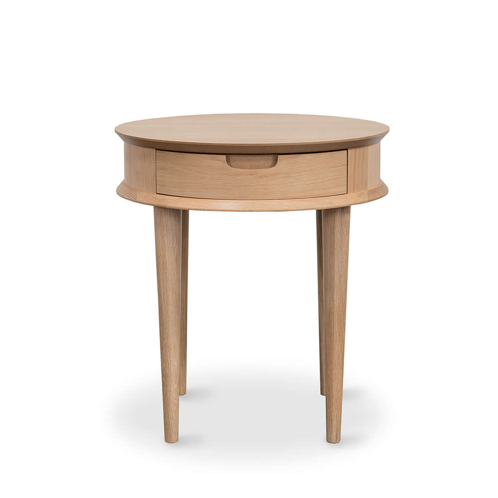 Oslo Lamp Table with Drawer-FurniturebyDesign.