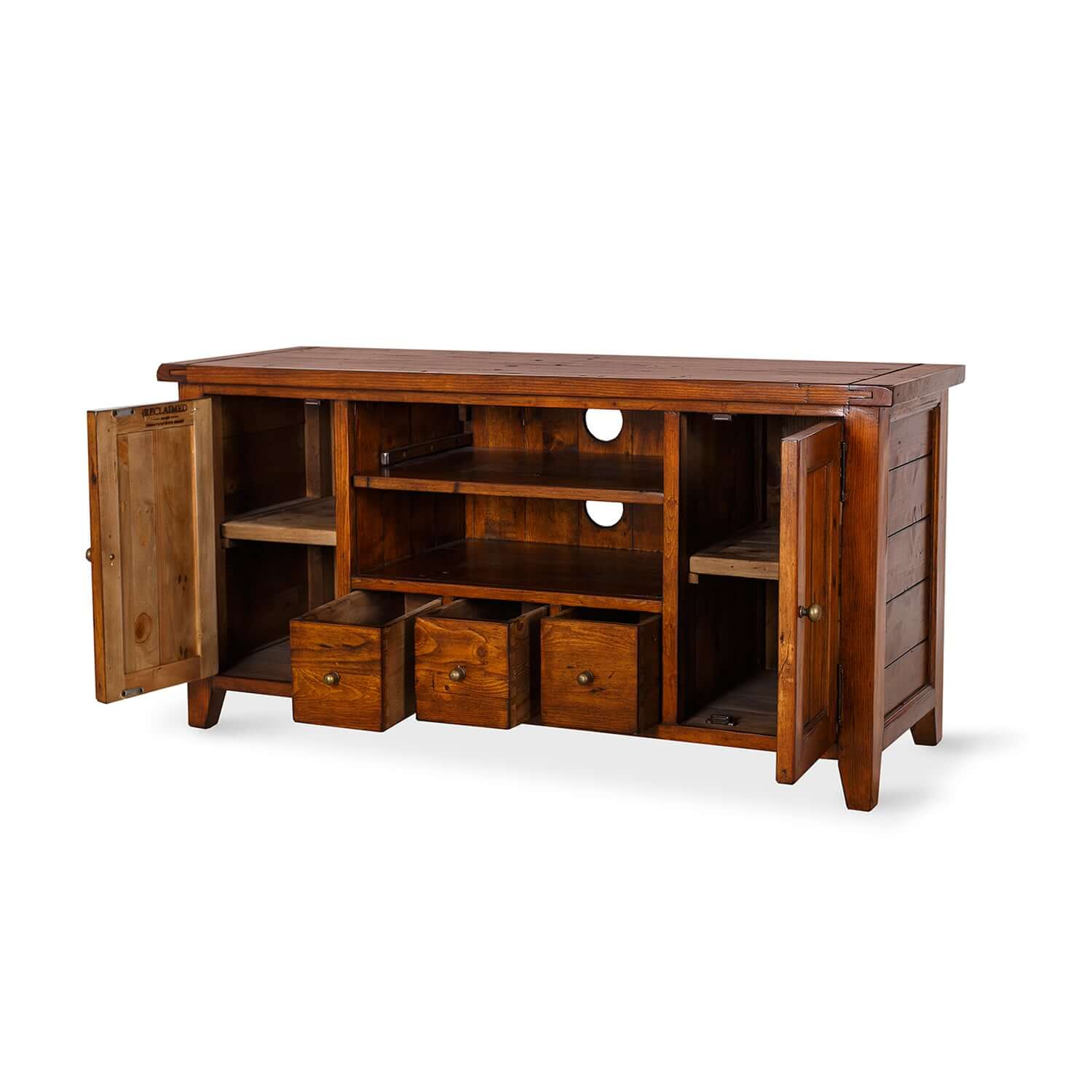 The Irish Coast Collection　 ローライン テレビボード Irish Coast Small TV Unit NZ | Reclaimed Timber Entertainment