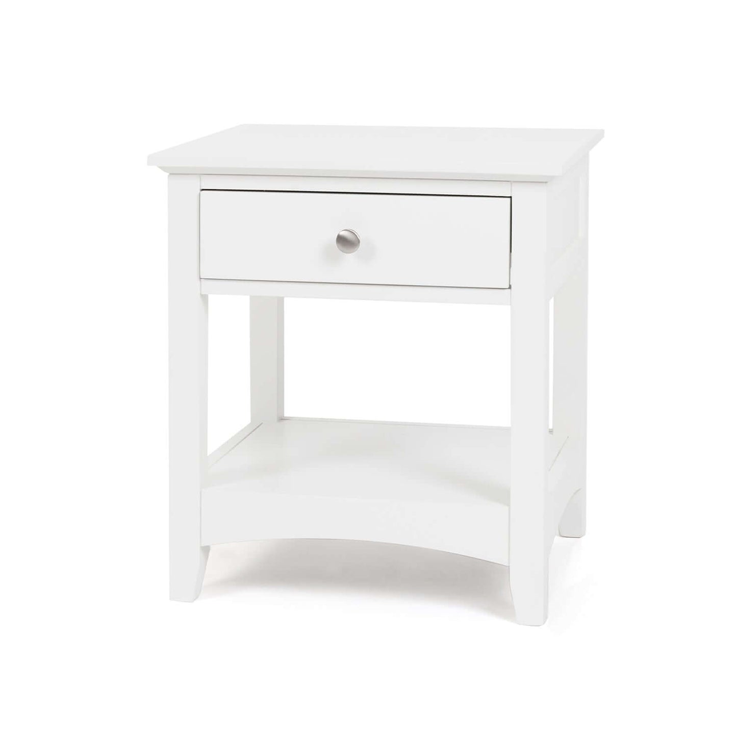 Jessica White 1 drawer Bedside