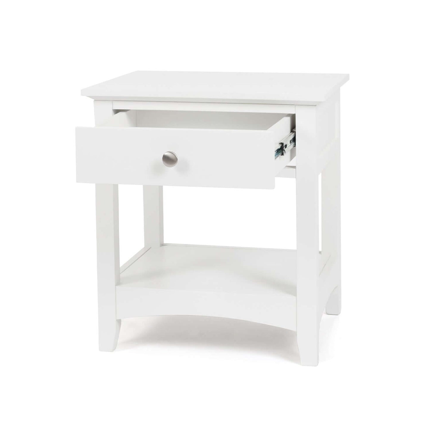 Jessica White 1 drawer Bedside