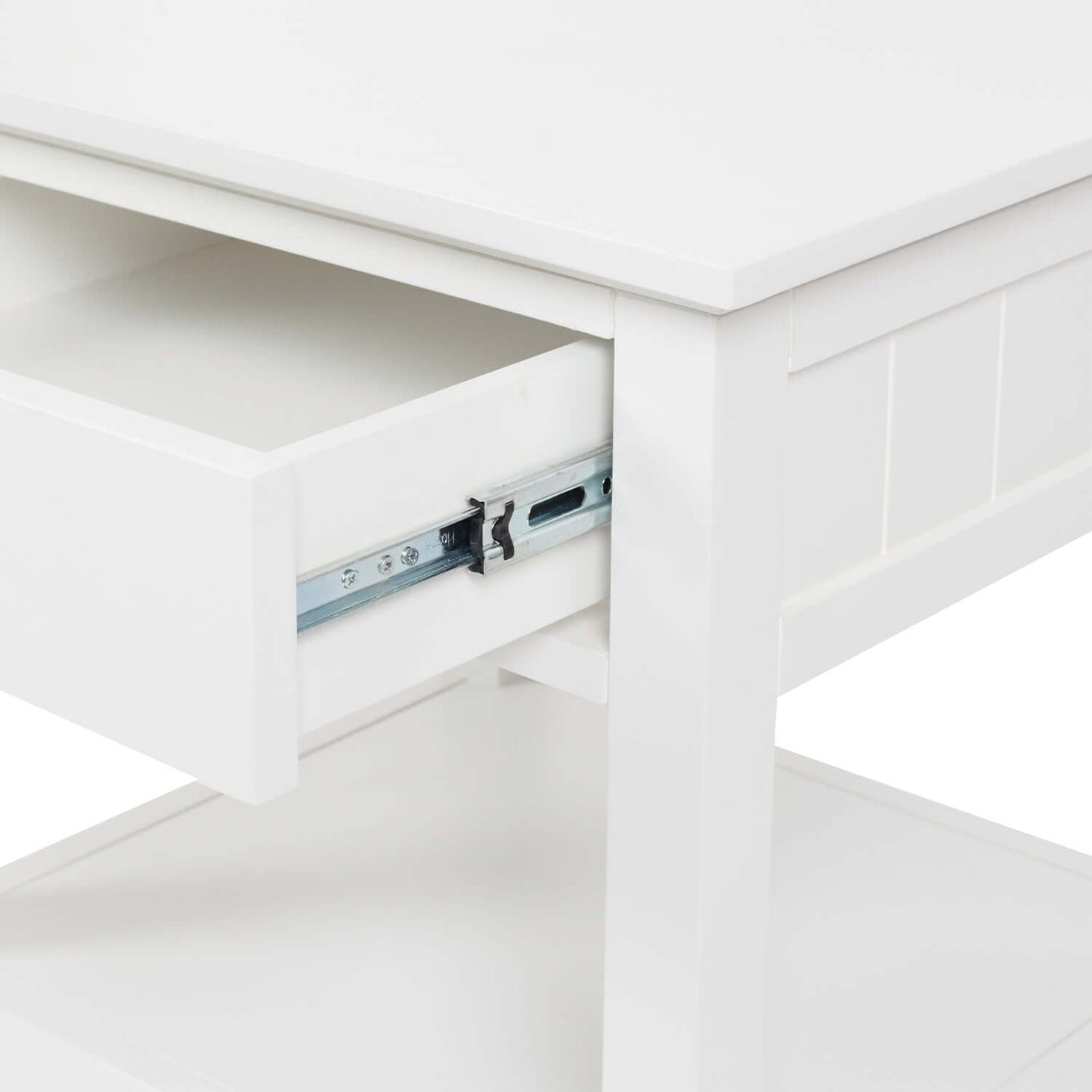 Jessica White 1 drawer Bedside