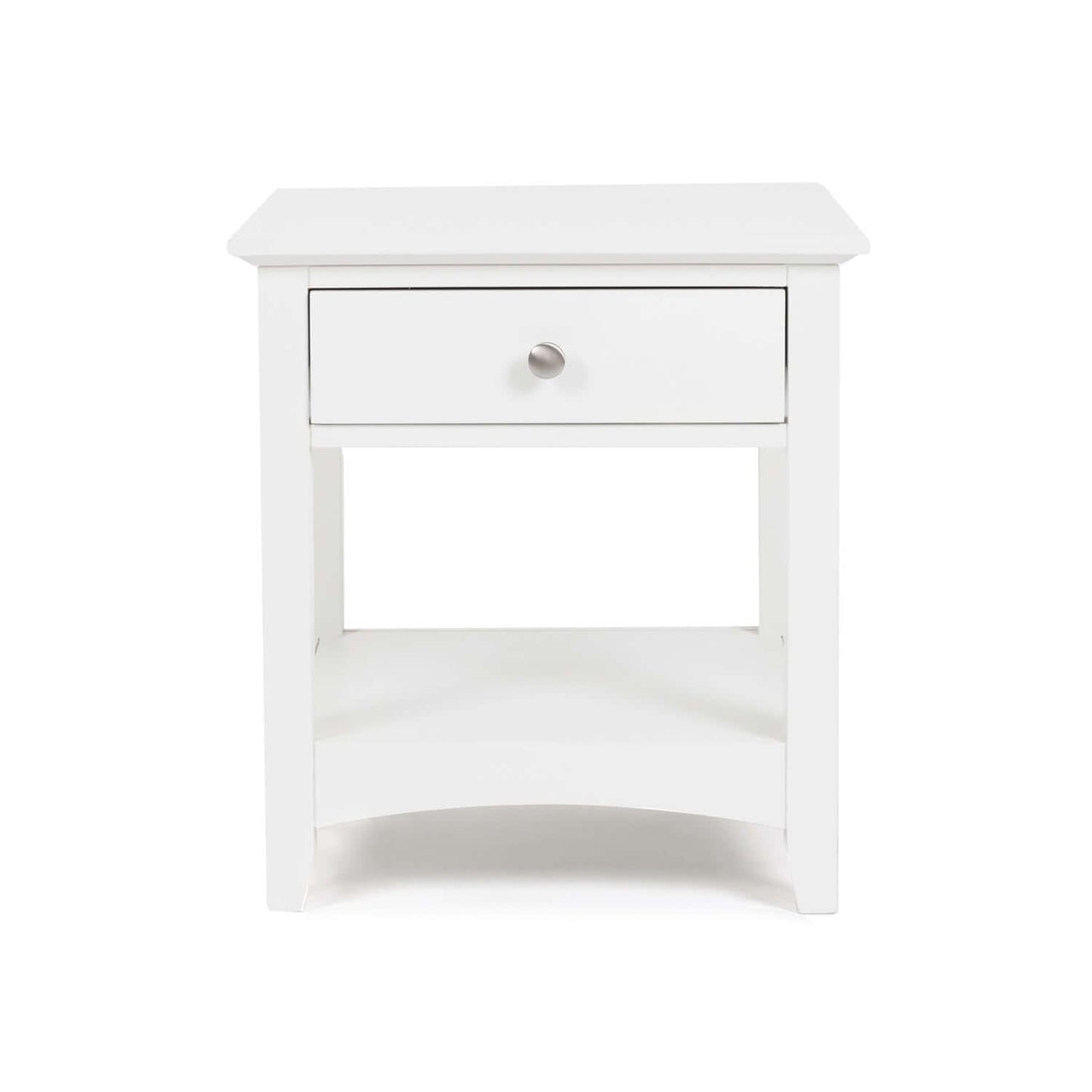 Jessica White 1 drawer Bedside