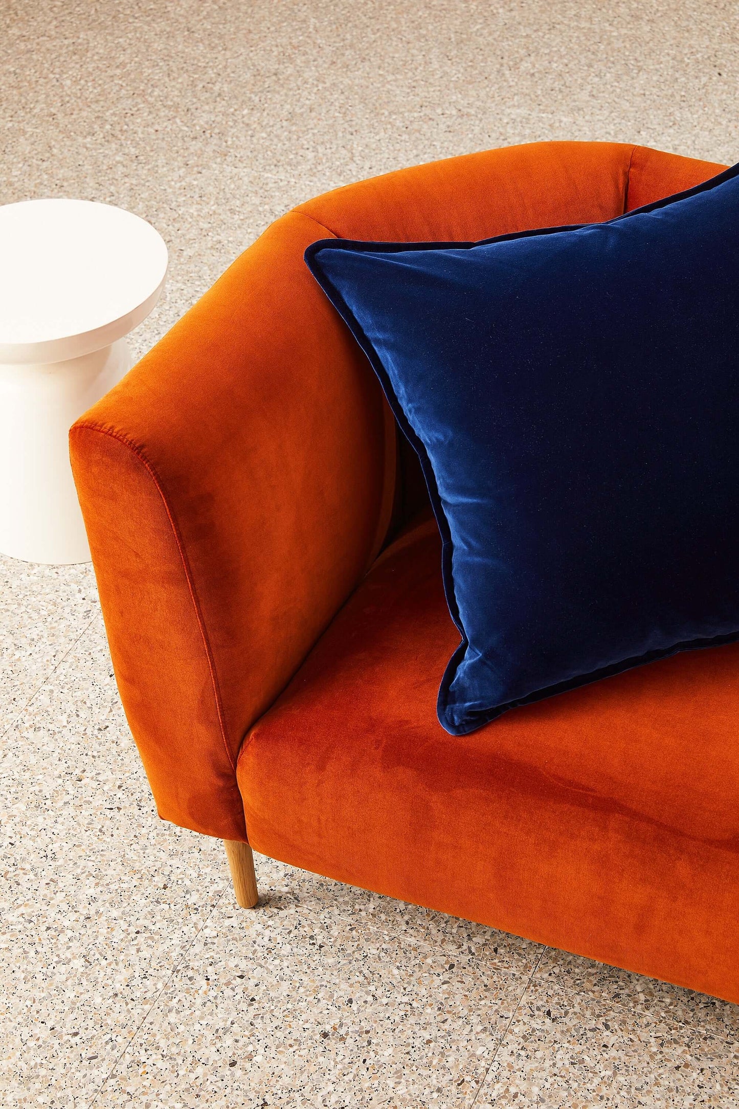 Big Velvet - Midnight Blue Cushion-FurniturebyDesign.