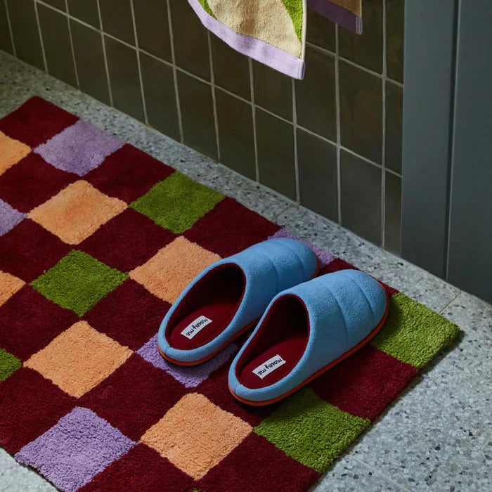Bath Mat - Winter Checkers-FurniturebyDesign.