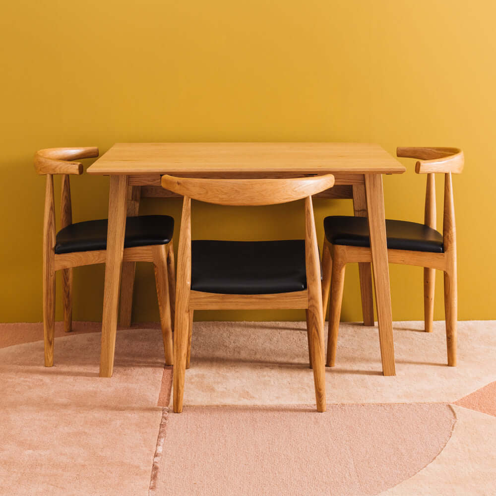 Nordik Square Drop-leaf Dining Table-FurniturebyDesign.