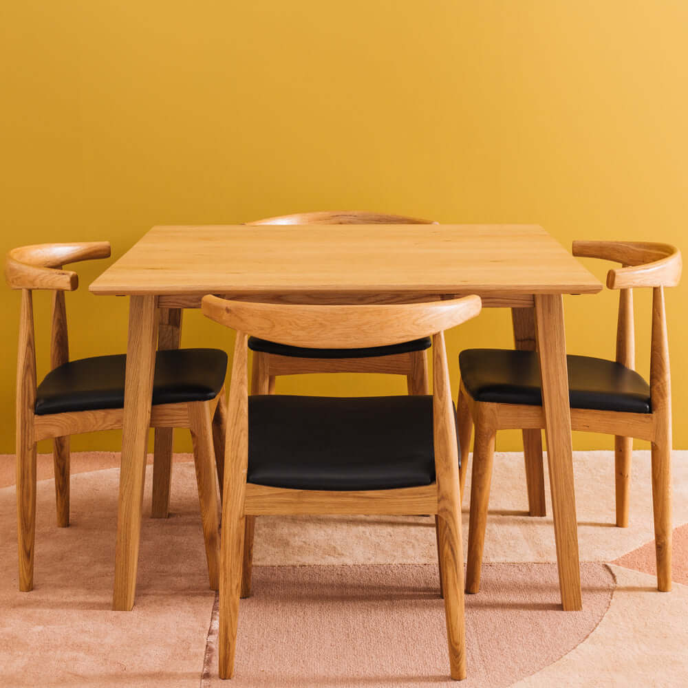 Nordik Square Drop-leaf Dining Table-FurniturebyDesign.