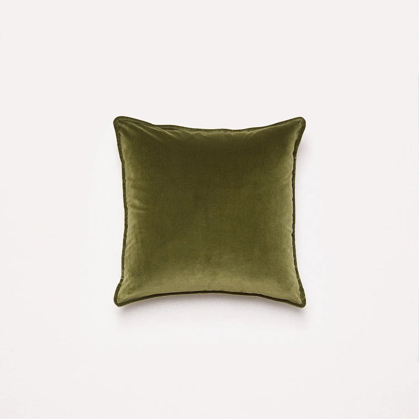 Essential Velvet - Olive Cushion-FurniturebyDesign.