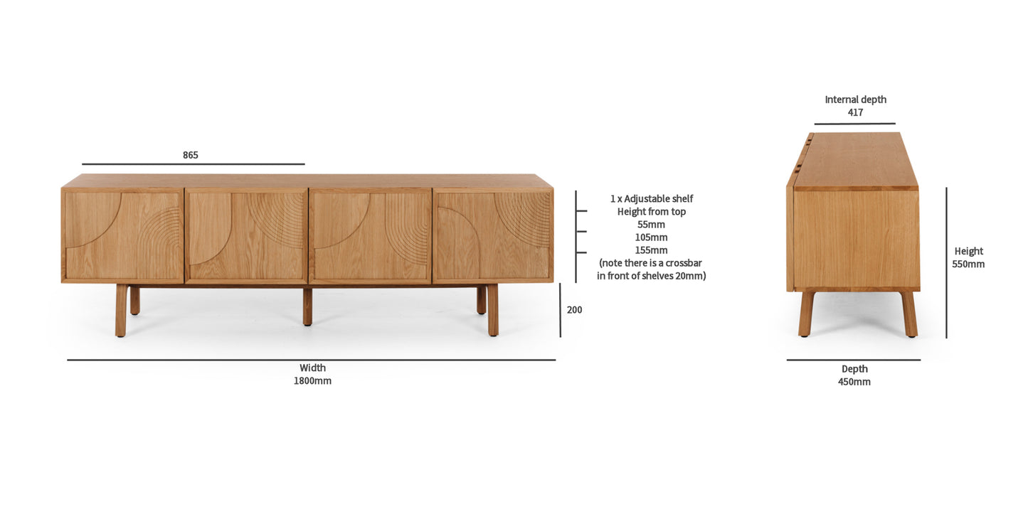 Arc TV Stand-FurniturebyDesign.