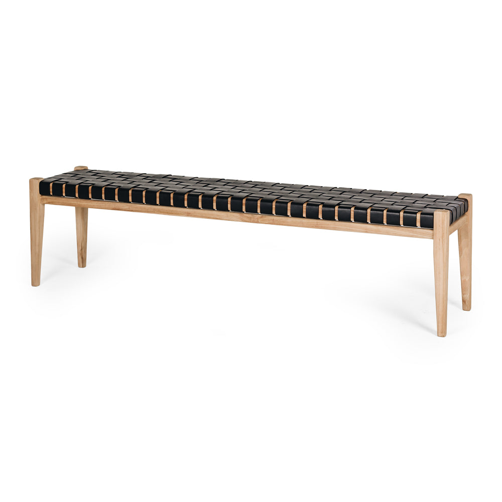 Indo Bench - Black-FurniturebyDesign.
