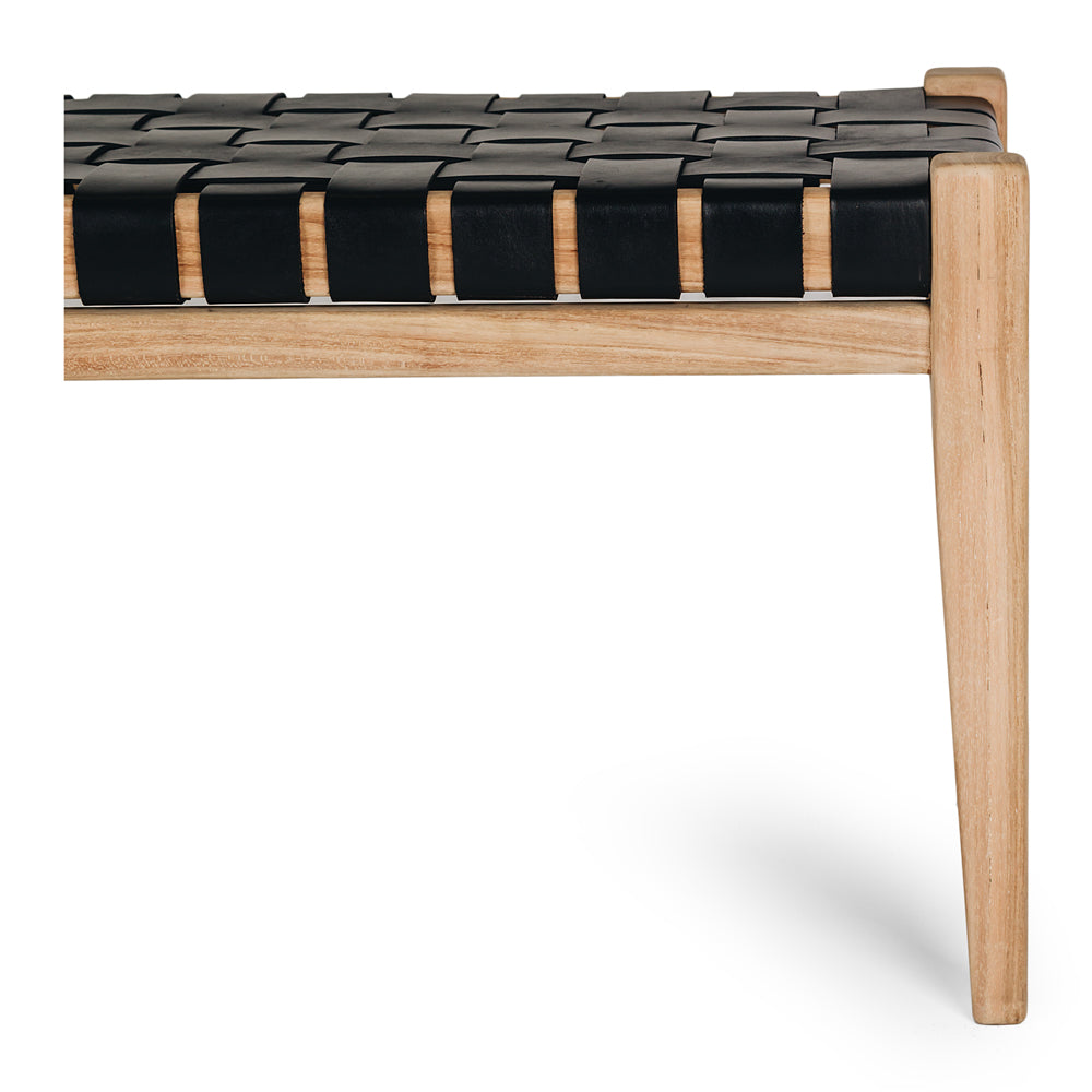 Indo Bench - Black-FurniturebyDesign.