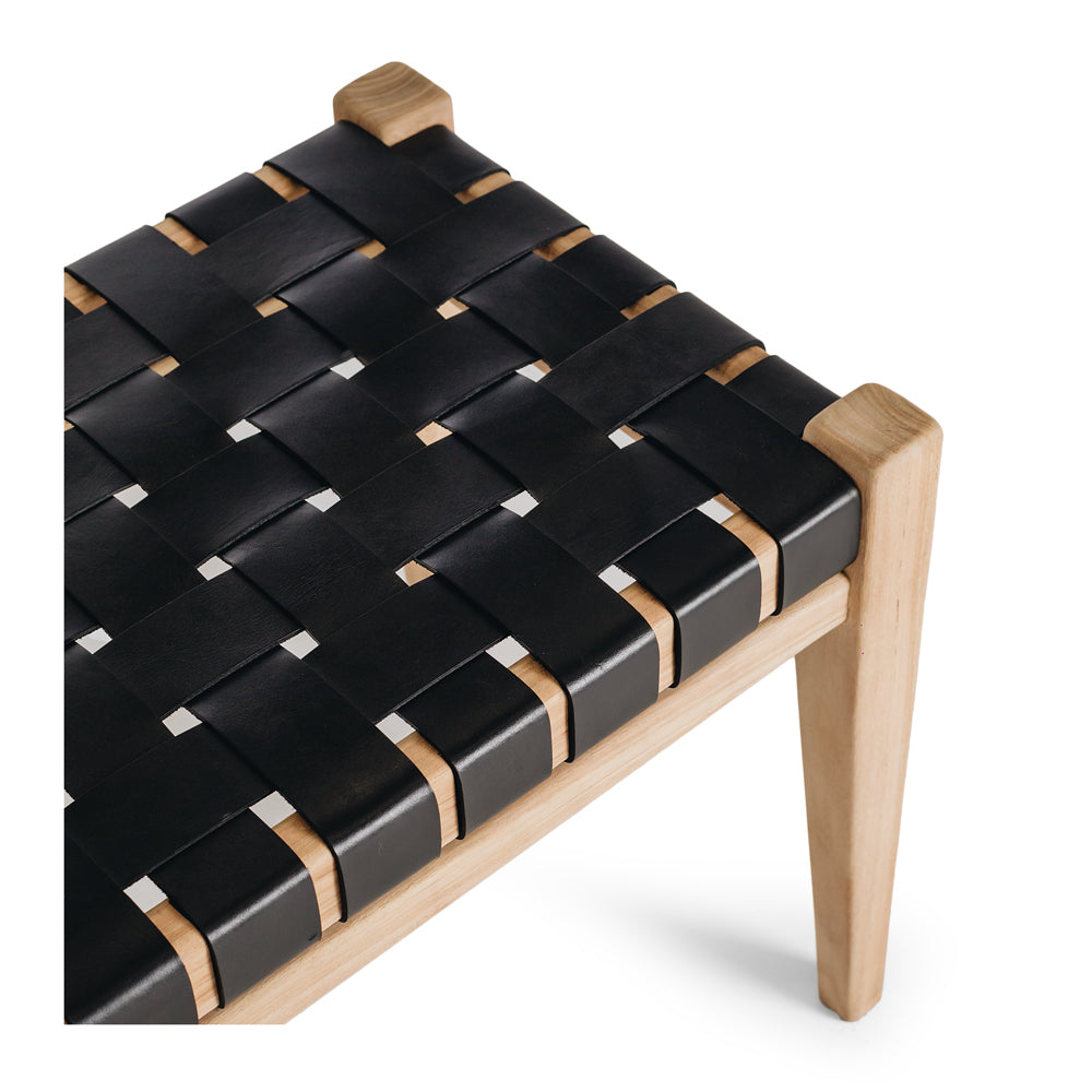 Indo Bench - Black-FurniturebyDesign.