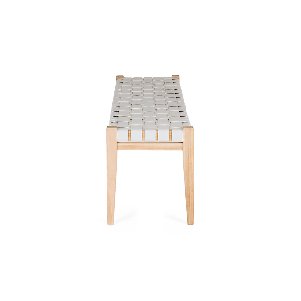 Indo Bench - Duck Egg Grey-FurniturebyDesign.
