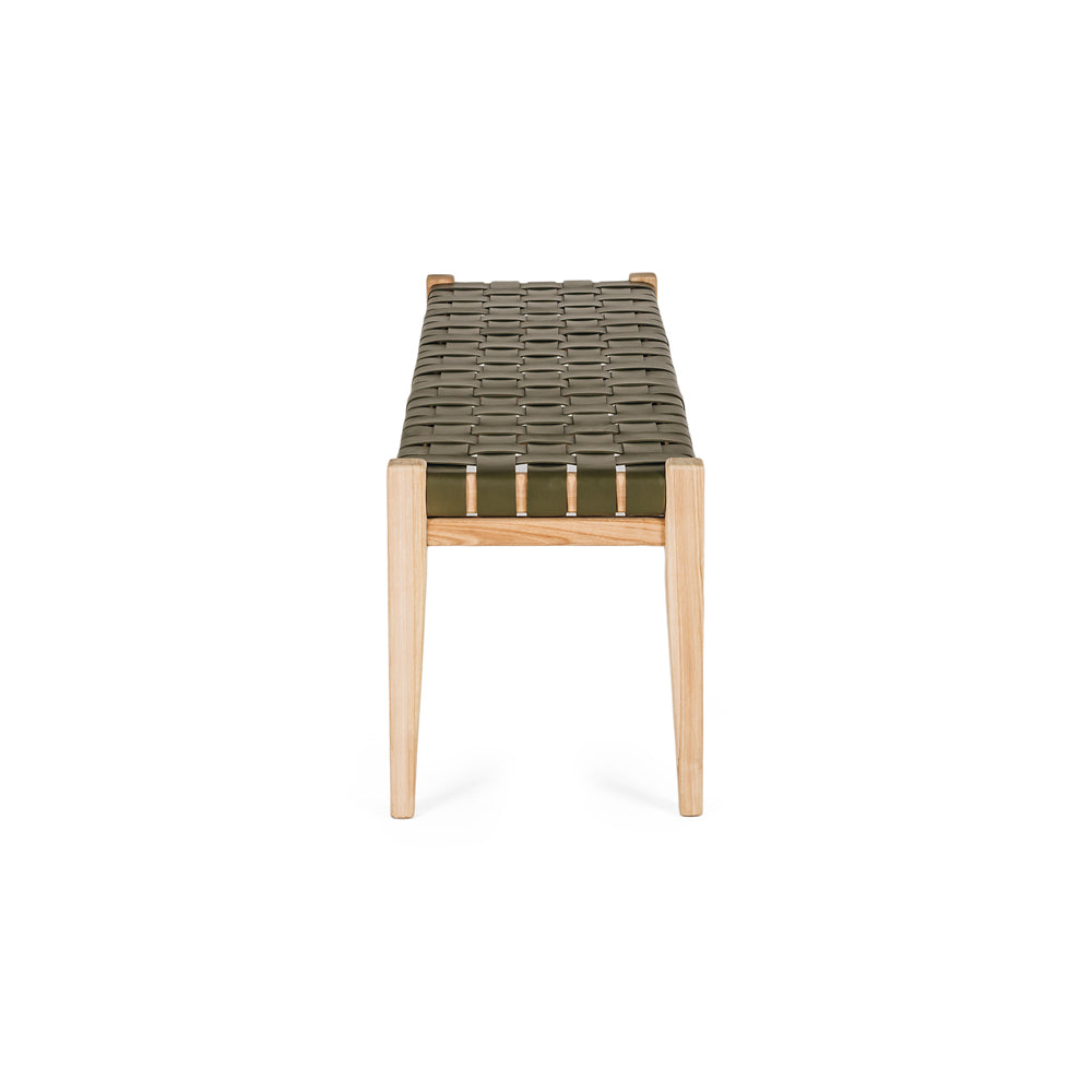 Indo Bench - Olive Green-FurniturebyDesign.