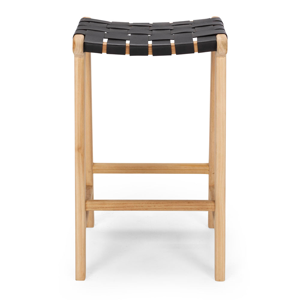 Indo Bar Stool - Black-FurniturebyDesign.