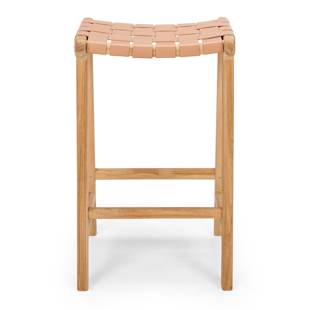 Indo Bar Stool - Plush Pink-FurniturebyDesign.
