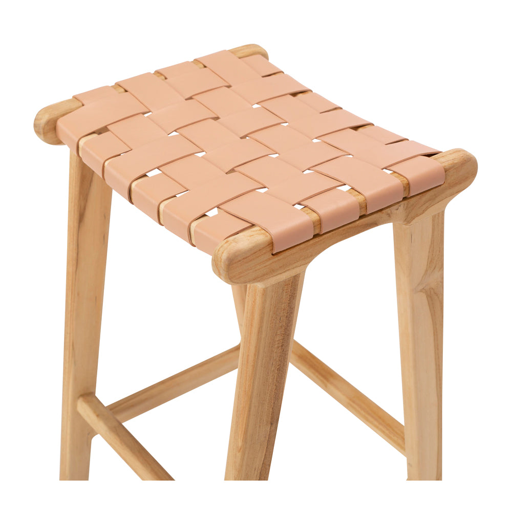 Indo Bar Stool - Plush Pink-FurniturebyDesign.