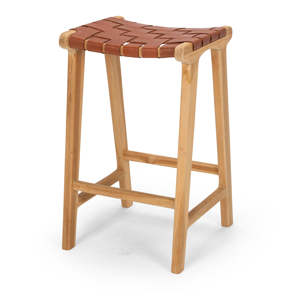 Indo Bar Stool - Tan-FurniturebyDesign.