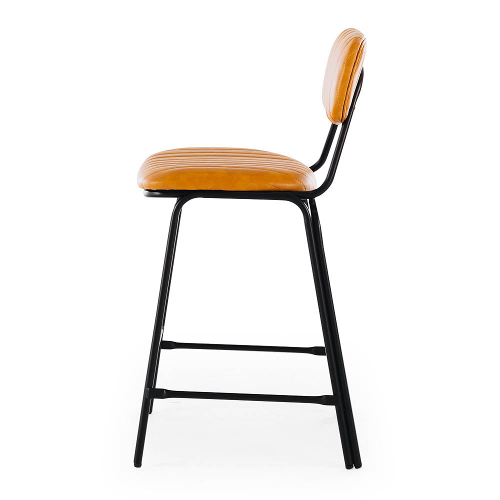 Datsun Bar Stool - Camel-FurniturebyDesign.