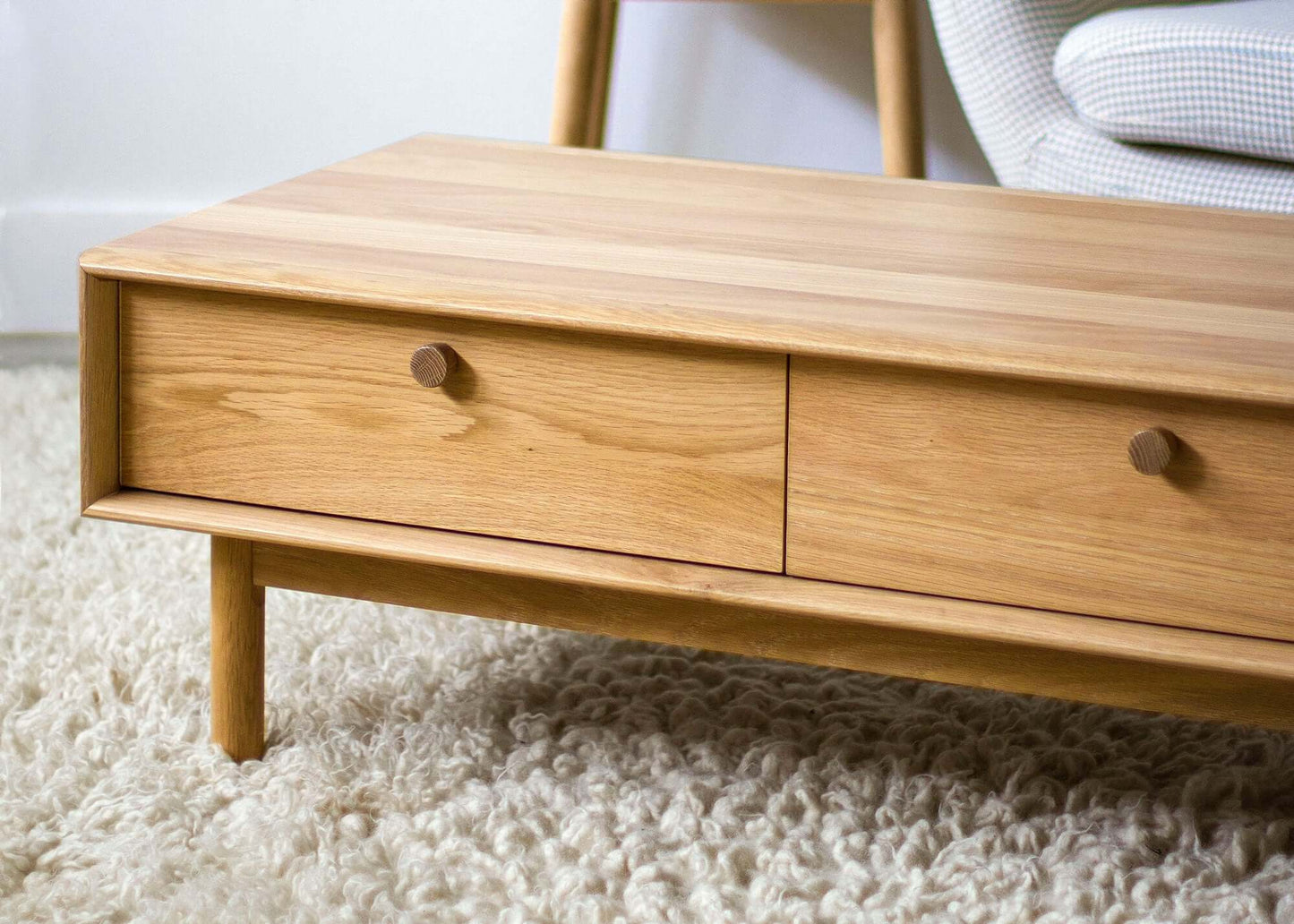 Rotterdam Coffee Table w/Drawers-FurniturebyDesign.