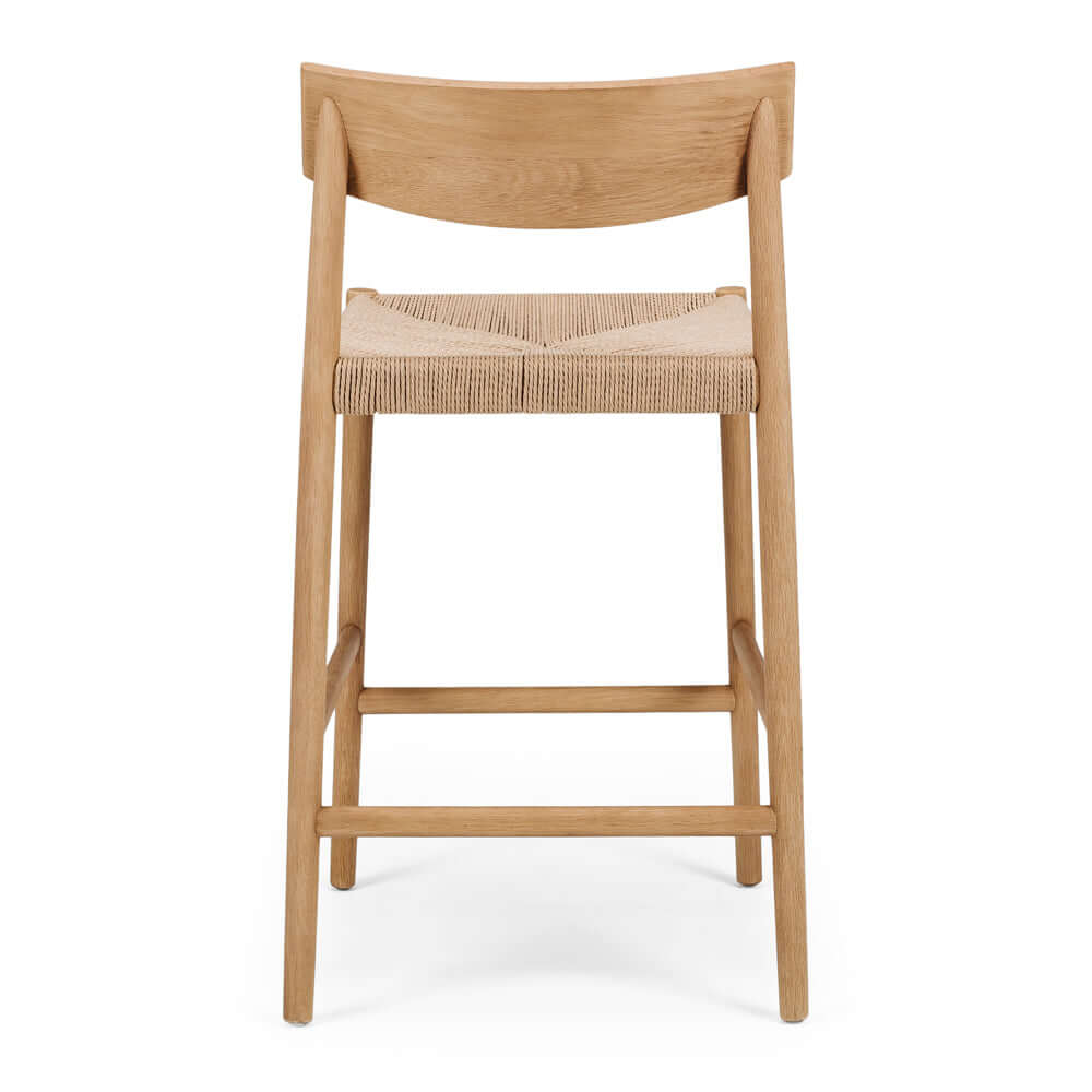 Ingrid Bar Stool-Natural Oak