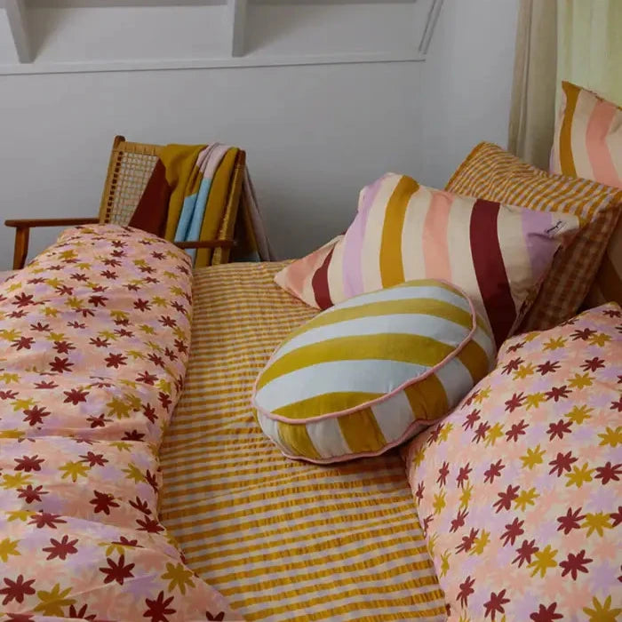 Velvet Stripe Cushion-FurniturebyDesign.
