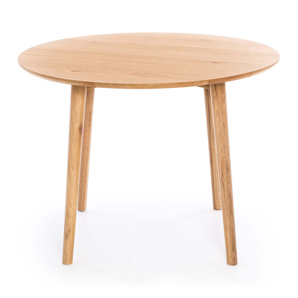 Nordik Round Drop-leaf Dining Table-FurniturebyDesign.