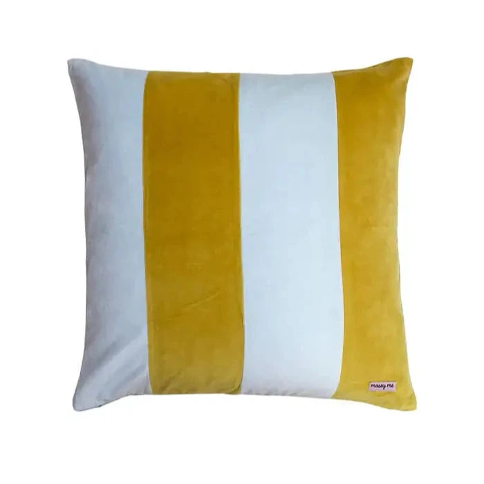 Velvet Stripe Euro Pillowcase-FurniturebyDesign.