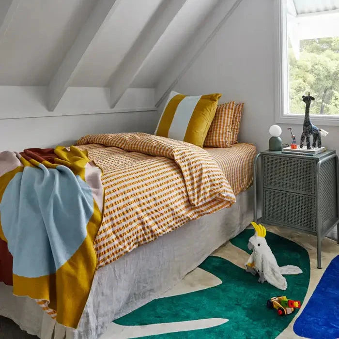 Velvet Stripe Euro Pillowcase-FurniturebyDesign.
