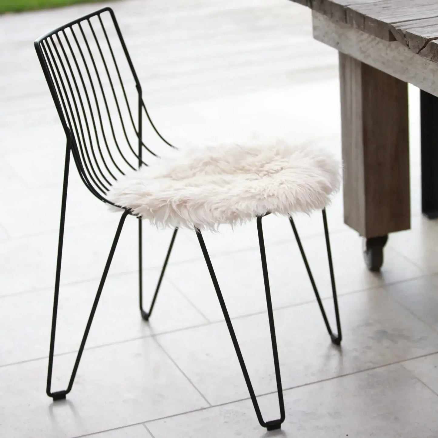 Sheepskin Seat Warmer - Fawn-FurniturebyDesign.