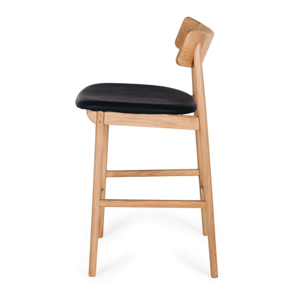 Niles High-back Bar Stool-FurniturebyDesign.